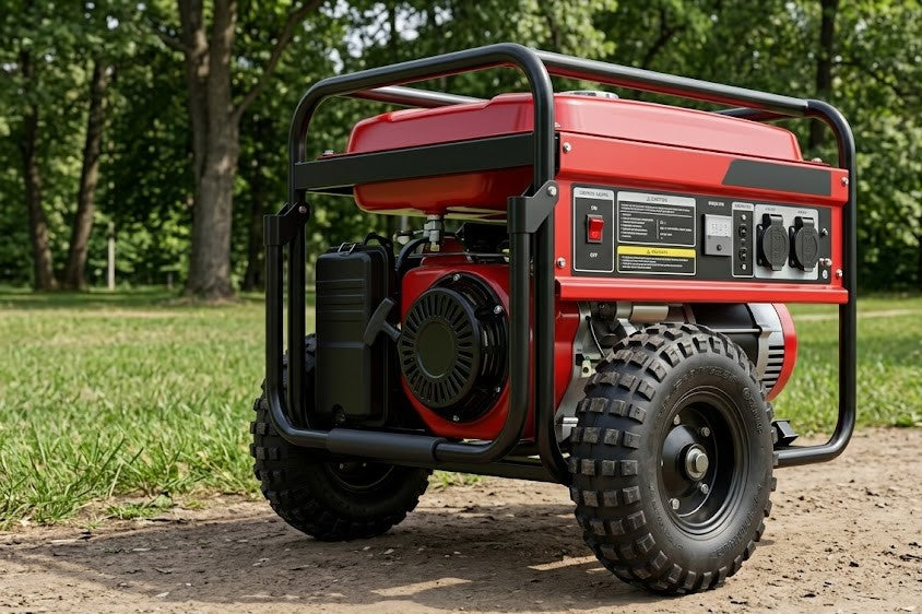 UNIVERSAL GENERATOR TIRE SET - FIT ALL PORTABLE AND RESIDENTIAL GENERATOR CAGES