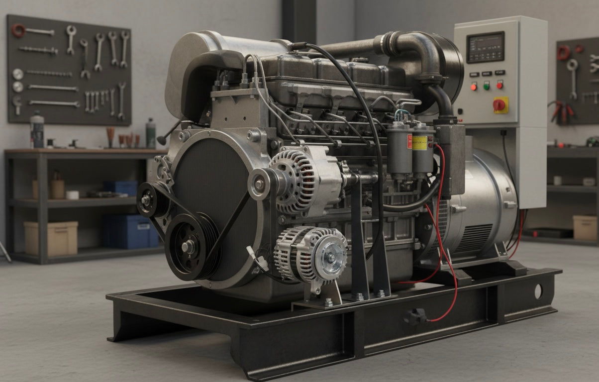 POWERGEN SYNCHRONOUS ALTERNATOR LOW RPM AC CHARGING