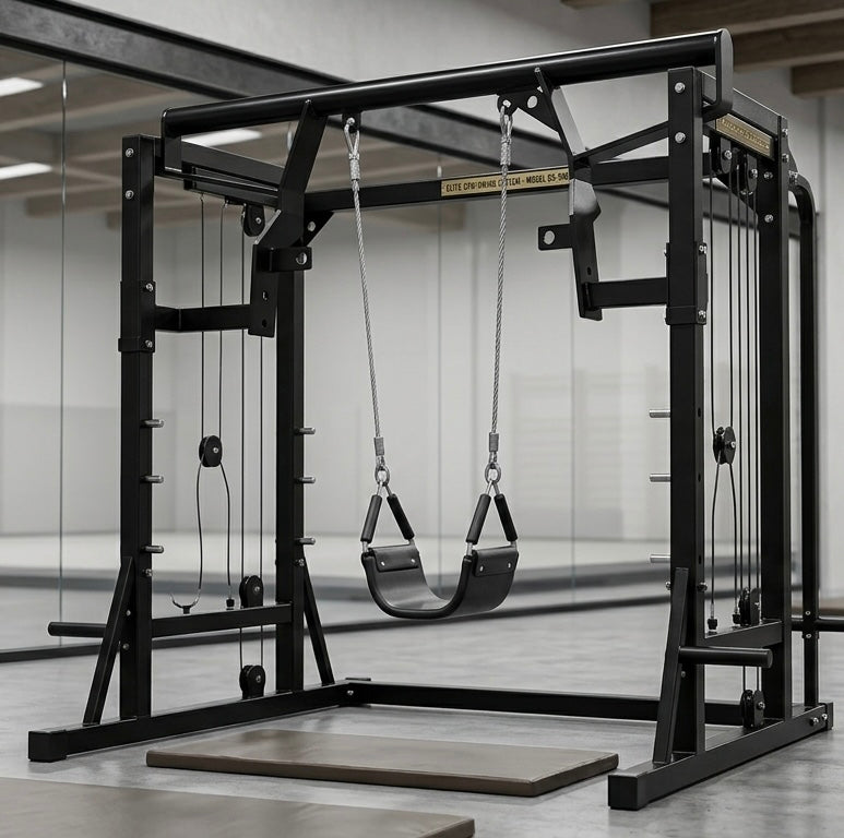 GYMNASTIC SWAY BAR - UNIVERSAL MOUNT BLACK COLOR