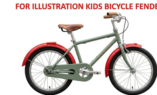 YOUTH BICYCLE FENDER SET - UNIVERSAL FIT MAY NEED TRIMMING
