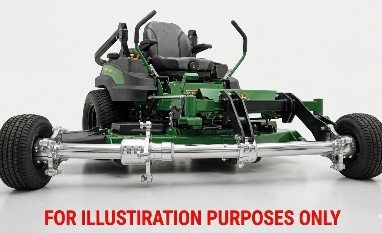 JOHN DEERE DEMON HEAVY DUTY AXLE REAR - CHROME FINISH