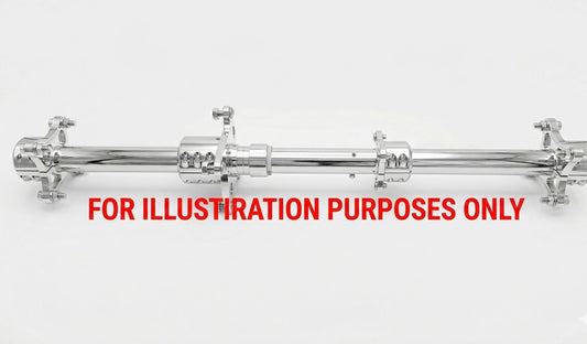 JOHN DEERE DEMON HEAVY DUTY AXLE REAR - CHROME FINISH